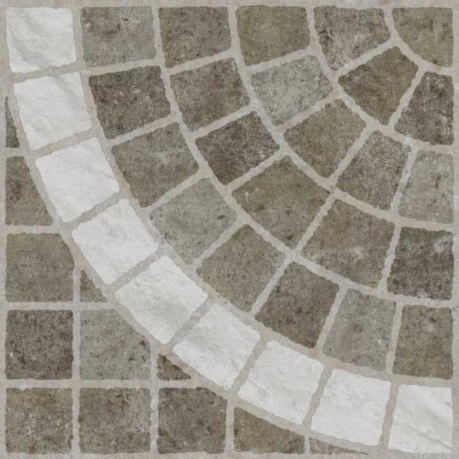Circle cobble pattern rustic porcelain tile pattern 2