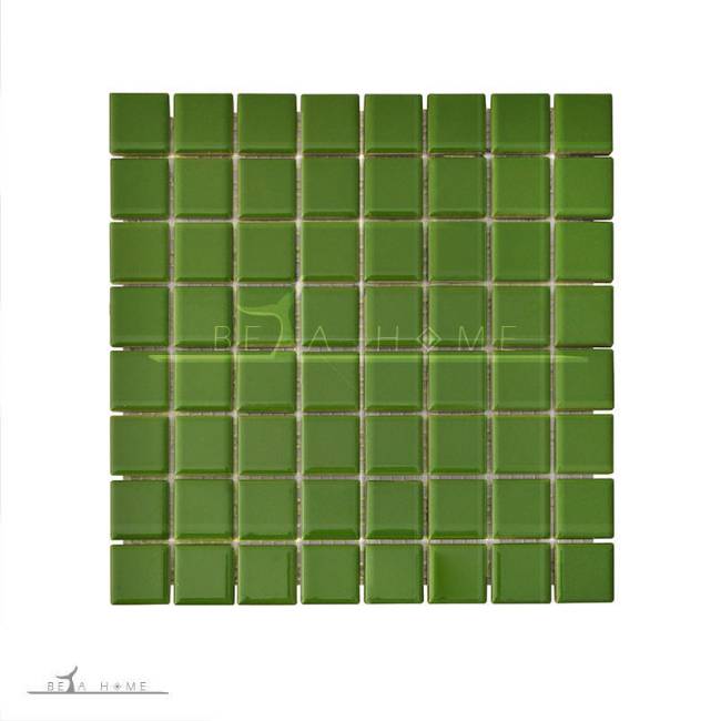 Artema ceramic bright green mosaic tiles