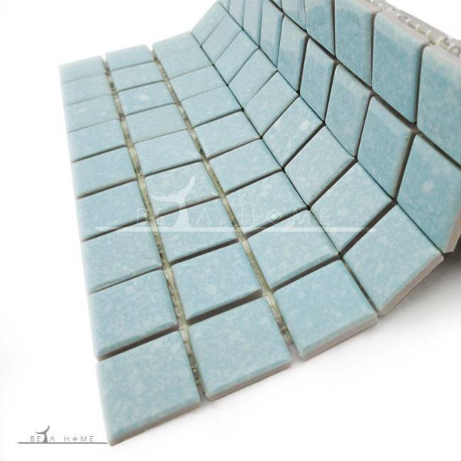 Artema ceramic abri blue cloud 2 mosaic on plastic mesh