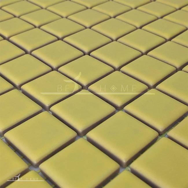 Yellow Porcelain Mosaic tile