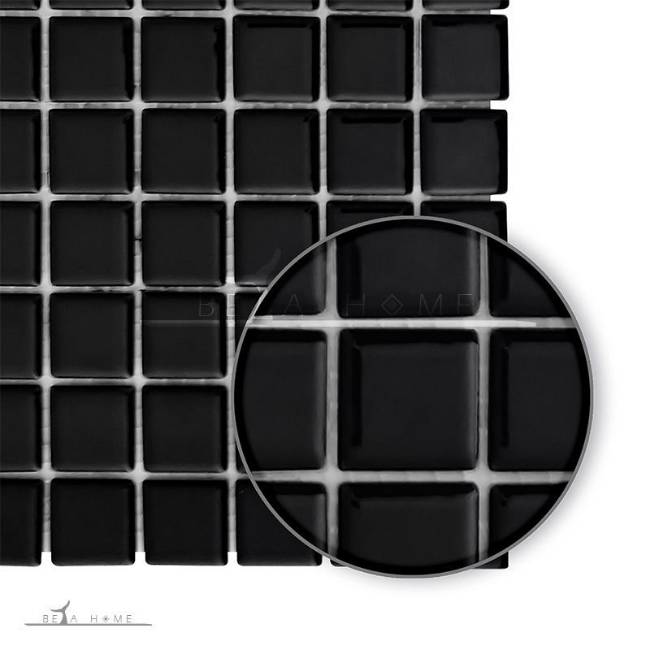 Artema ceramic glazed black porcelain mosaic tiles