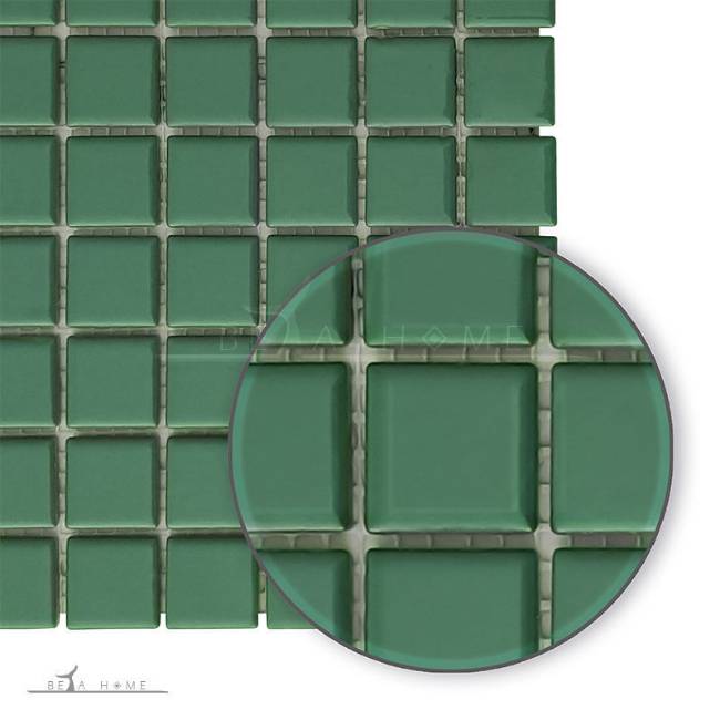 Artema ceramic glazed green tiles