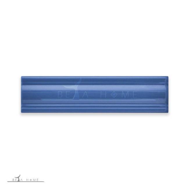 Ambrona blue border tile