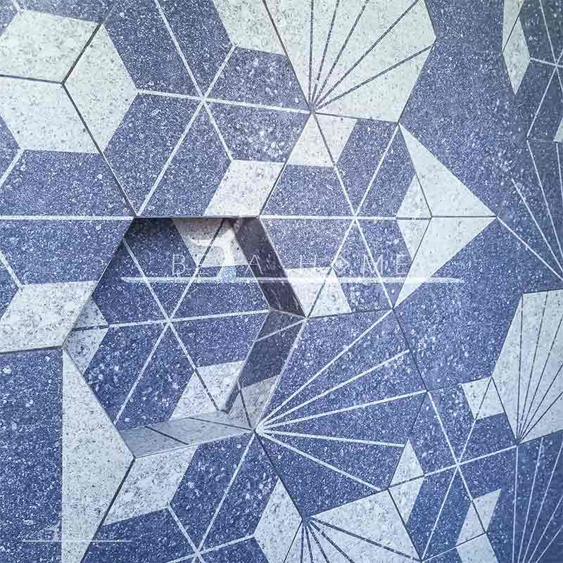 BETAHOME. Geo Blue Hexagon | Hexagon Tile Bathroom | Betahome