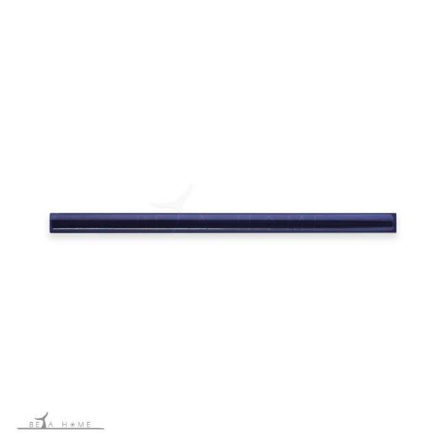 Pencil border tile dark blue