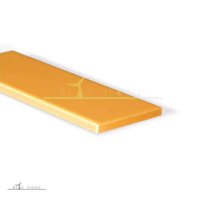 Flat yellow piato border tile 
