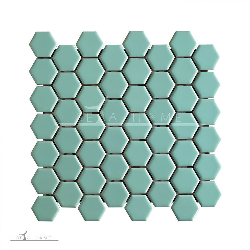 Turquoise Wall Tiles | Turquoise Hexagon Mosaic | Betahome