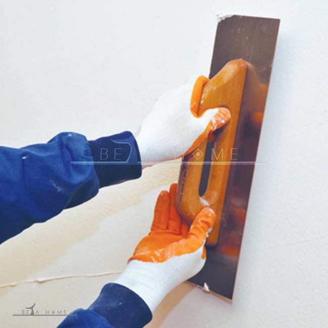 Dekor tools wooden handle plaster trowel with straight edge