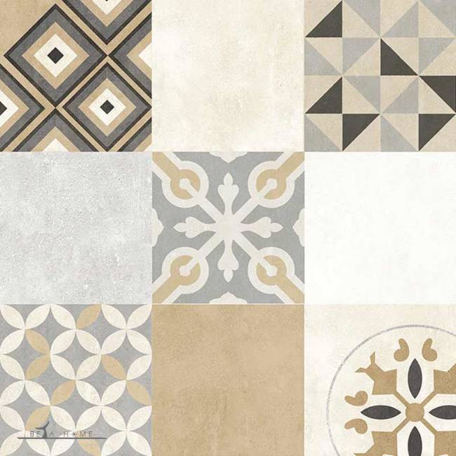 Zhina mosaic style patterned decor tile