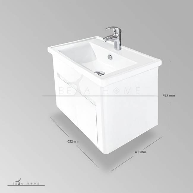 Morvarid white alpha sink vanity unit