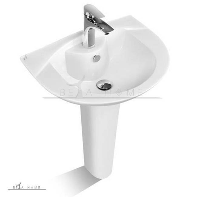 Parmida sink with pedestal
