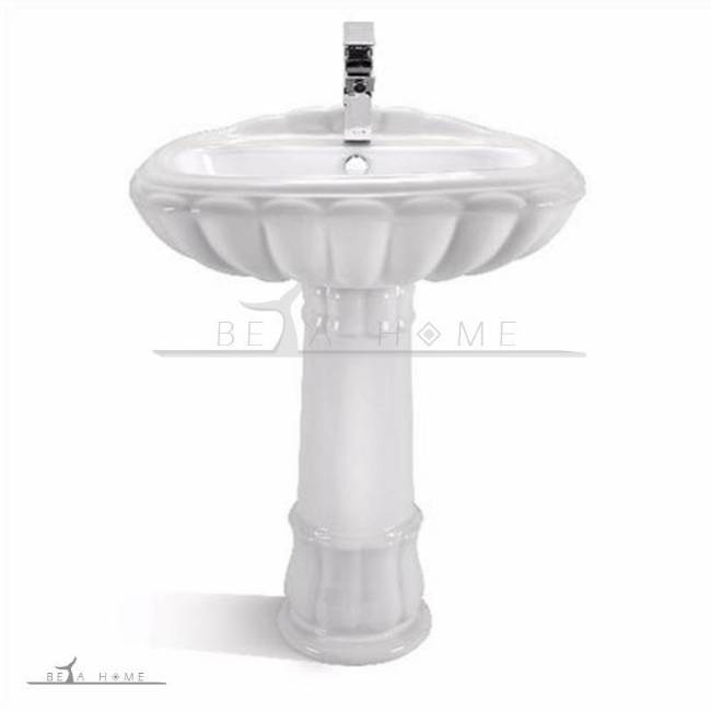 Zormorrod decorative luxury bathroom pedestal sink