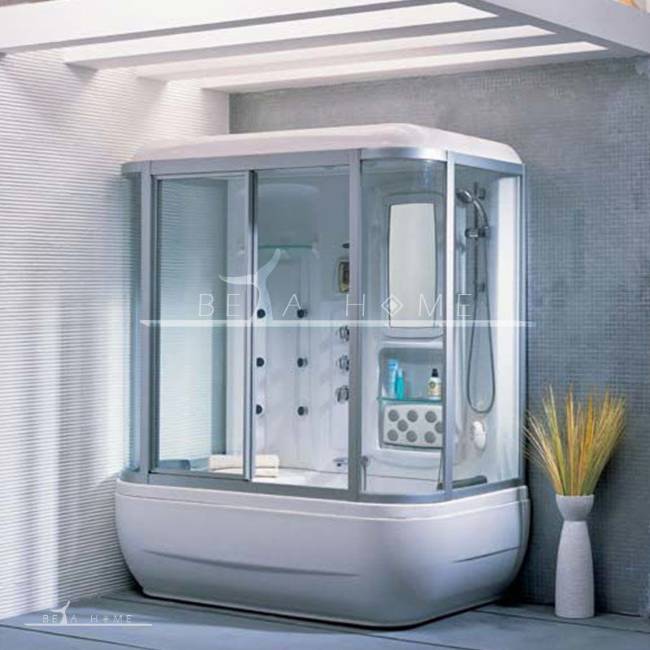 Adonia luxury shower cabin steam sauna with jacuzzi