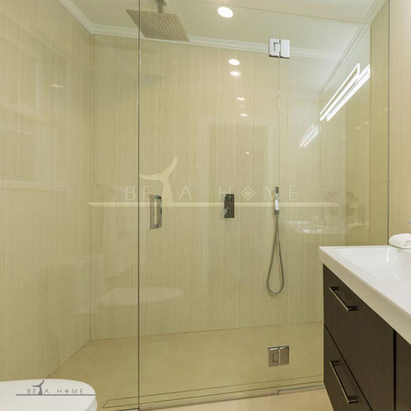Chrome, White & Frameless Wet Room Shower Doors | Betahome