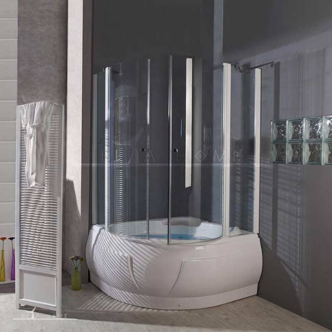 Persian Standard shower screen Curved for viola bath