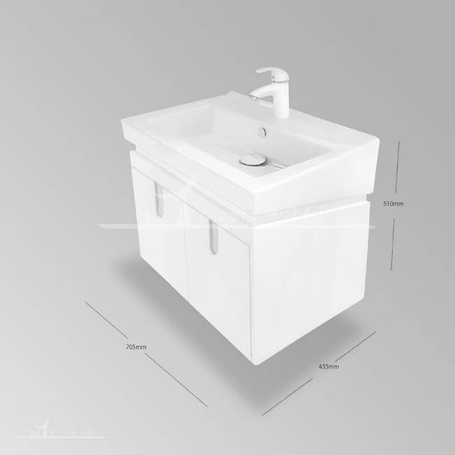 White silvia sink cabinet