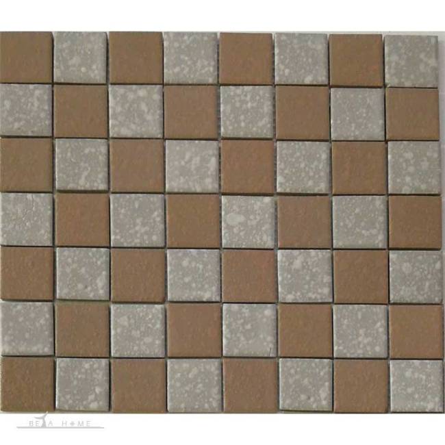 4 x 4cm Cream & Beige mosaic tiles
