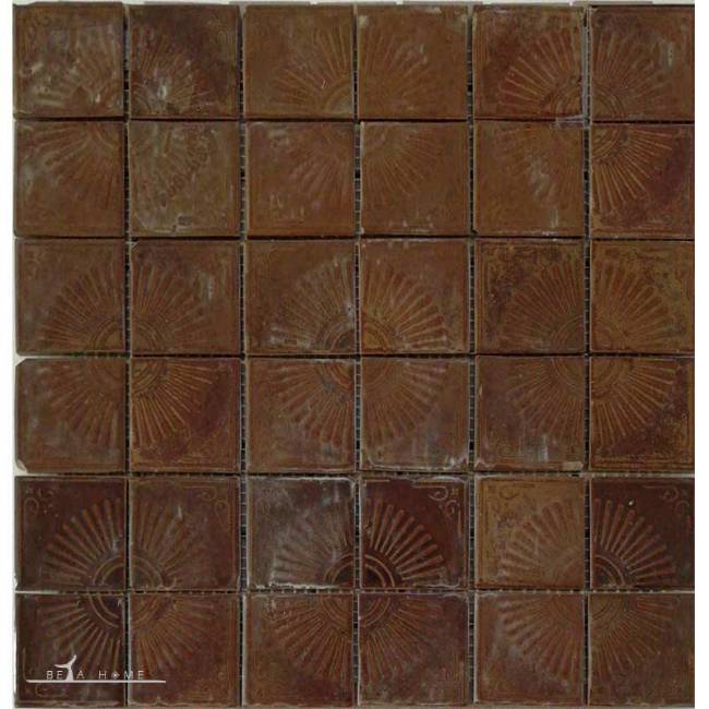 5 x 5 cm Brown Pattern