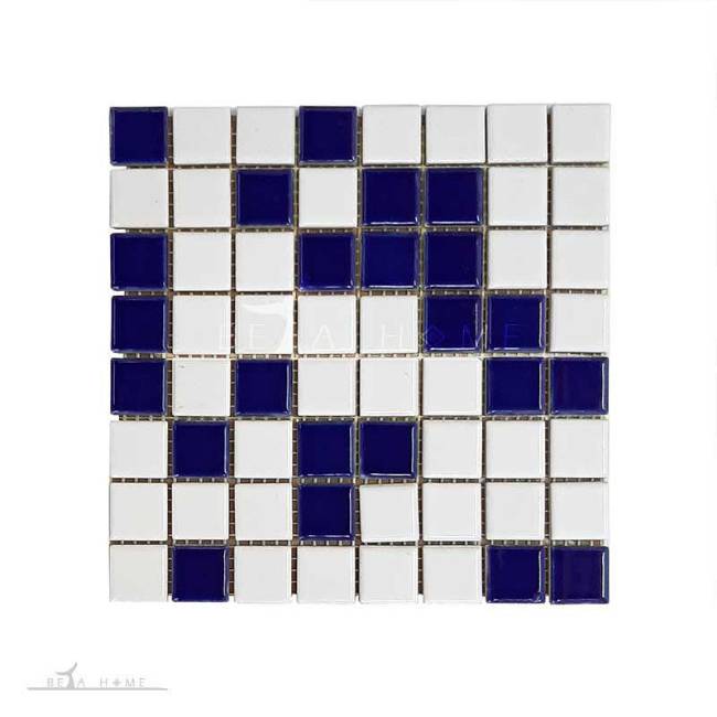 Artema Navy and white mosaic random mix