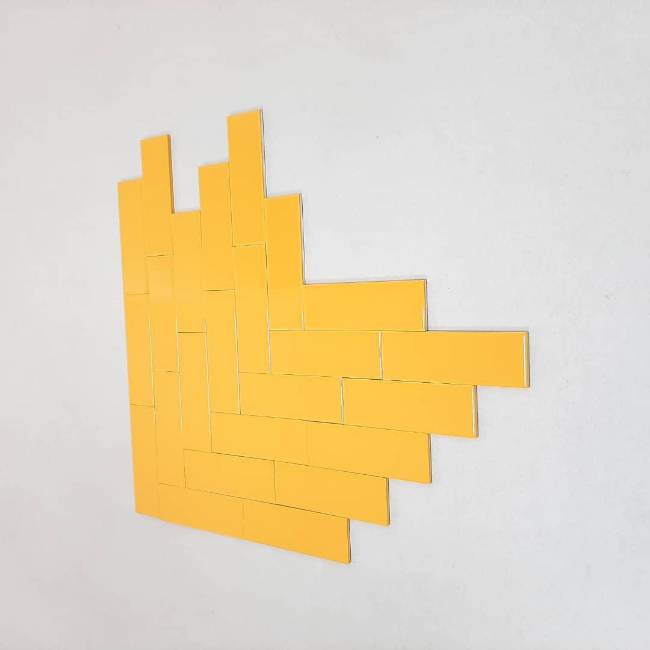 صورة Piato yellow Border tile