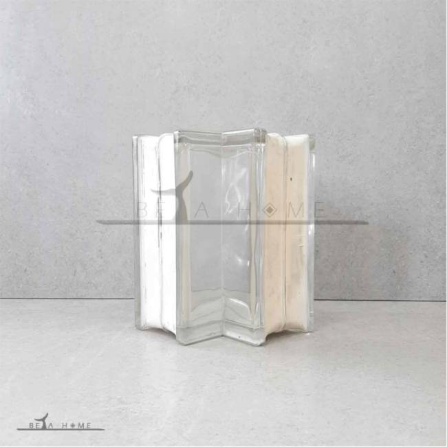 Picture of White corner glass block