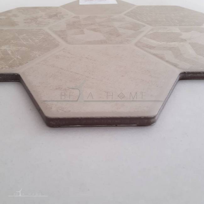 18-sided Armita Beige Decor Goldis Tile