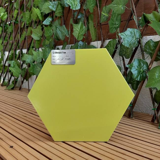 Picture of Yellow 1 Hexagon Tile    