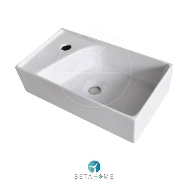 White Morvarid Maya 46 Countertop Sink