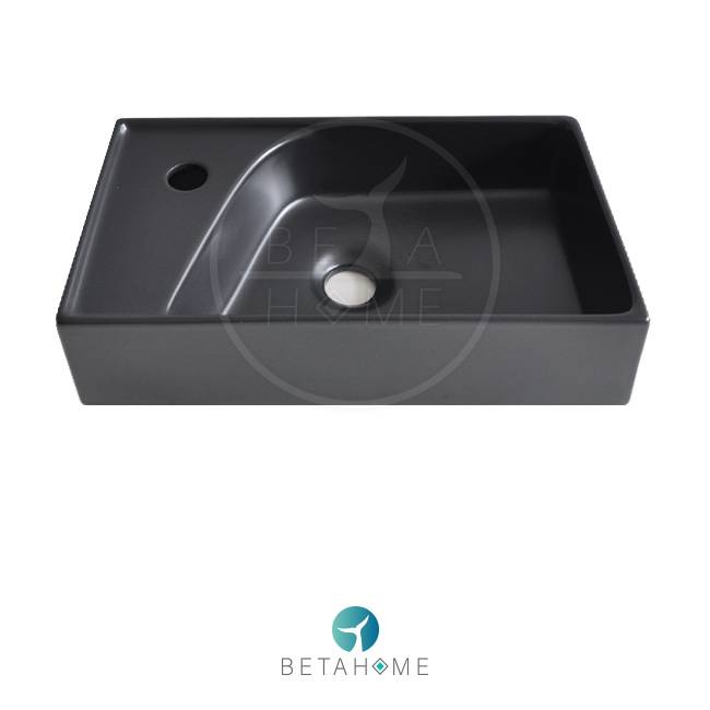 Black Morvarid Maya 46 Countertop Sink