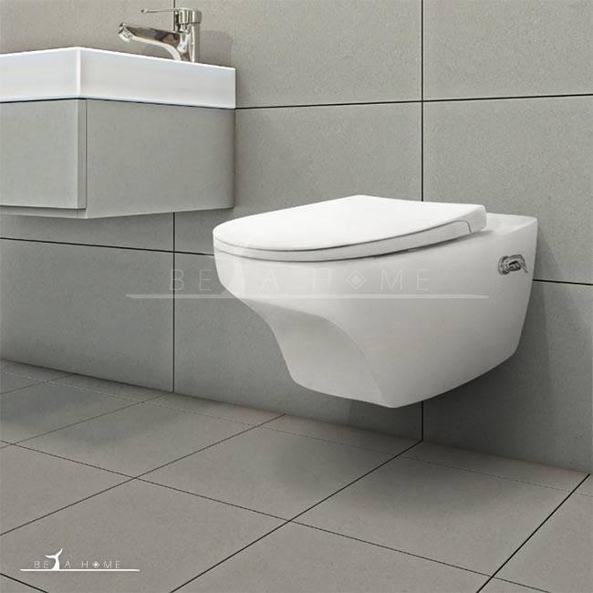 Mega Wall-mount Toilet  + Soft Close Seat Morvarid Sanitary